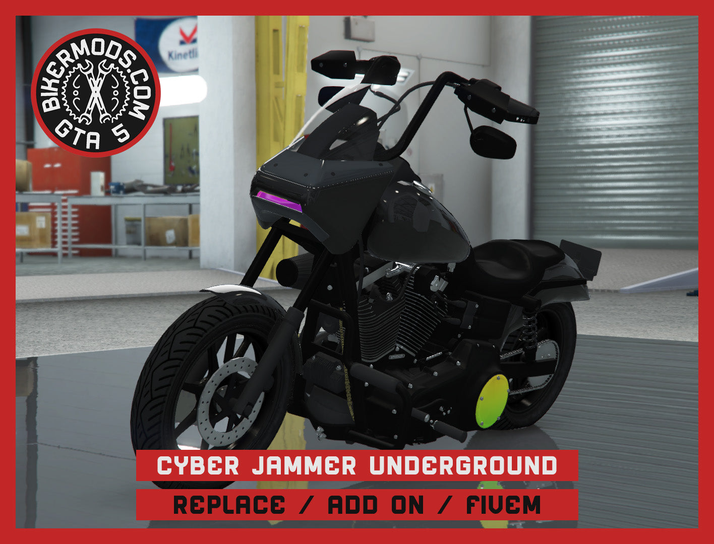 Cyber Demon Jammer Underground - RGB Animated (Replace / Add On / FiveM) 222k Poly