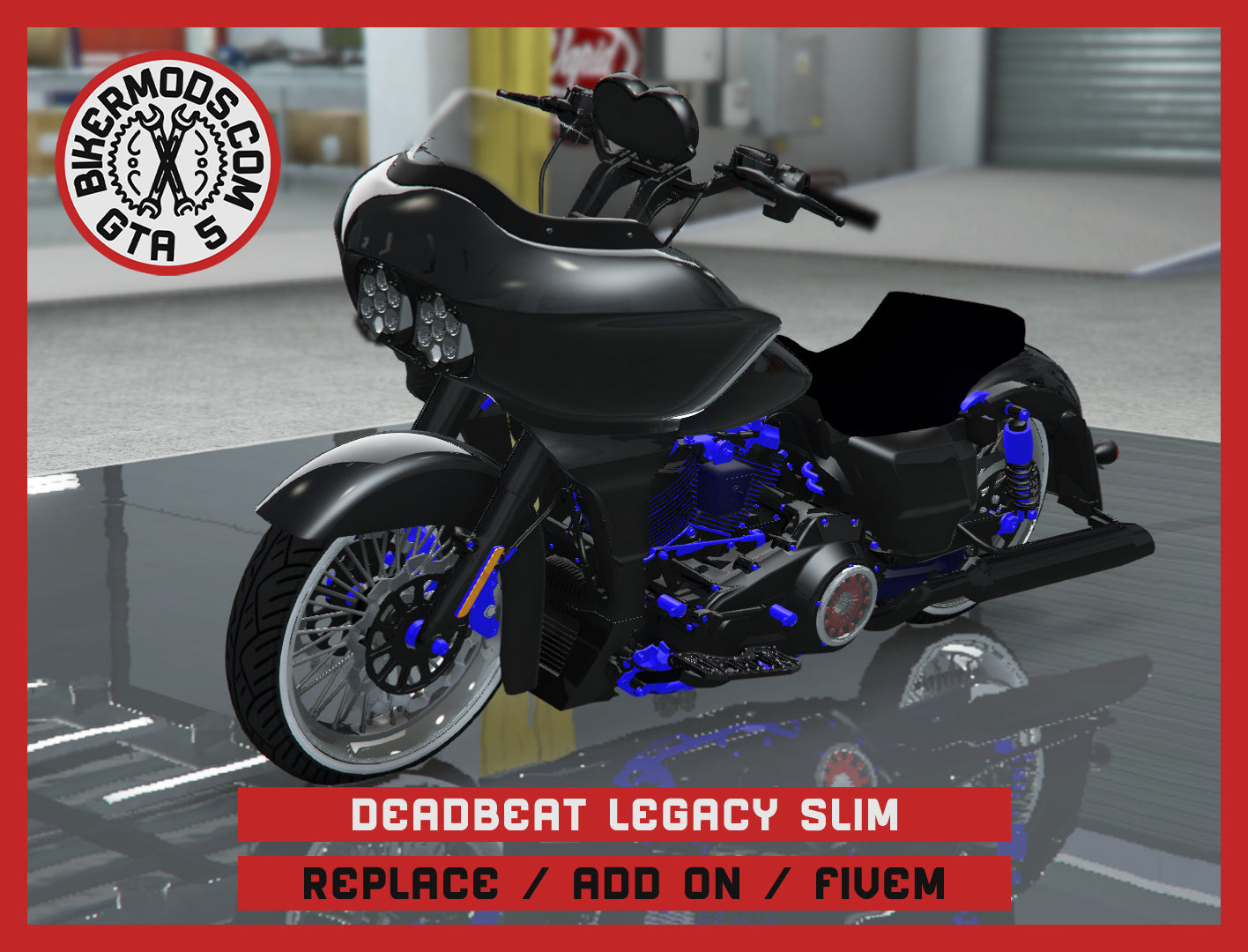 Deadbeat Legacy Slim (Replace / Add On / FiveM) 424k Poly
