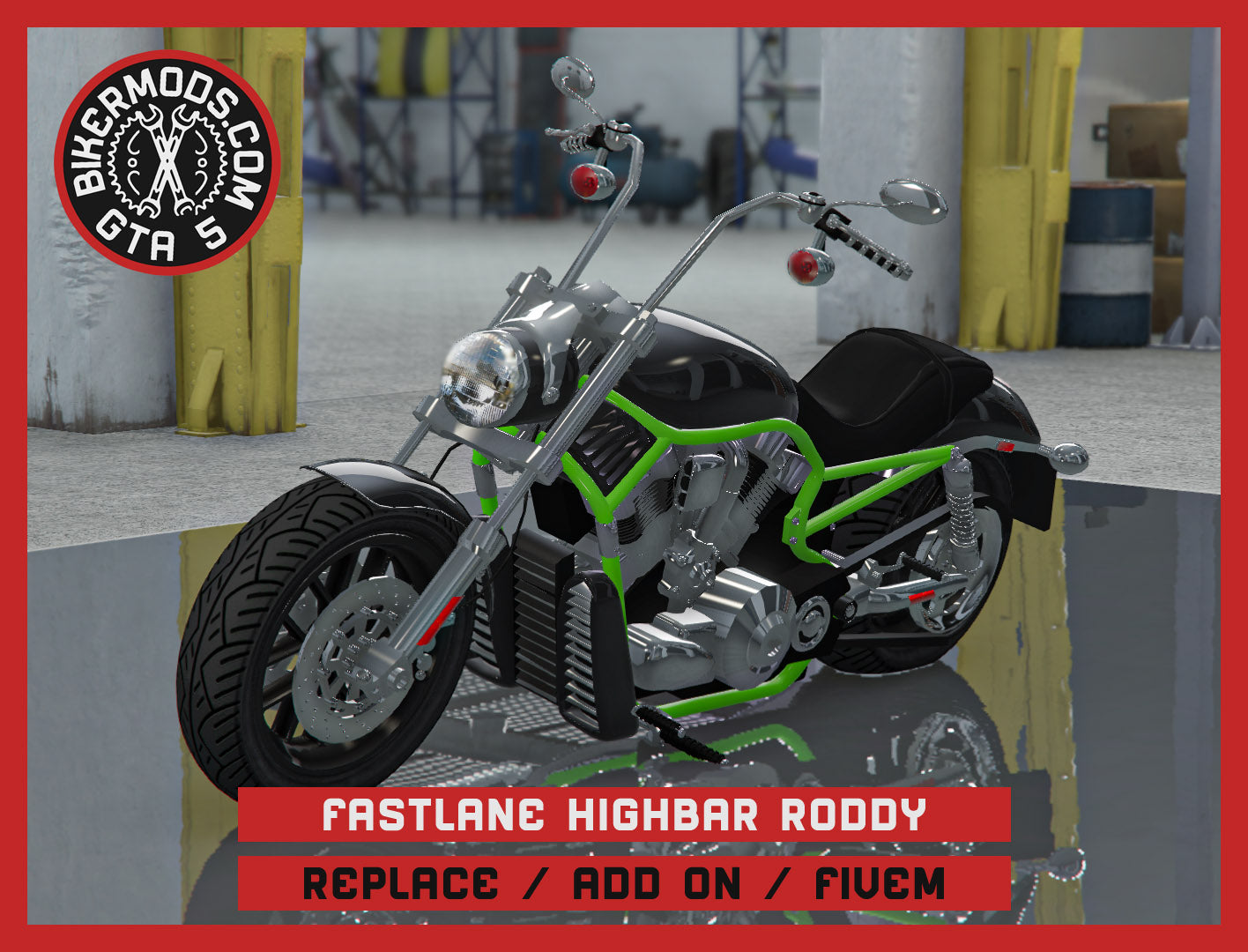 Fastlane Highbar Roddy (Replace / Add On / FiveM) 60k Poly