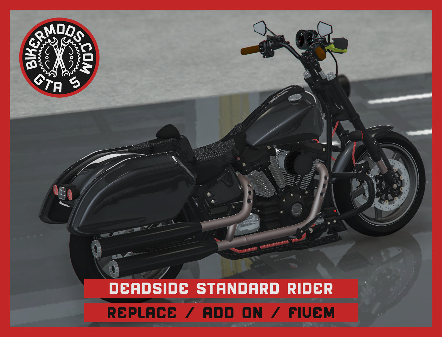 Deadside Standard Rider (Replace / Add On / FiveM) 371k Poly