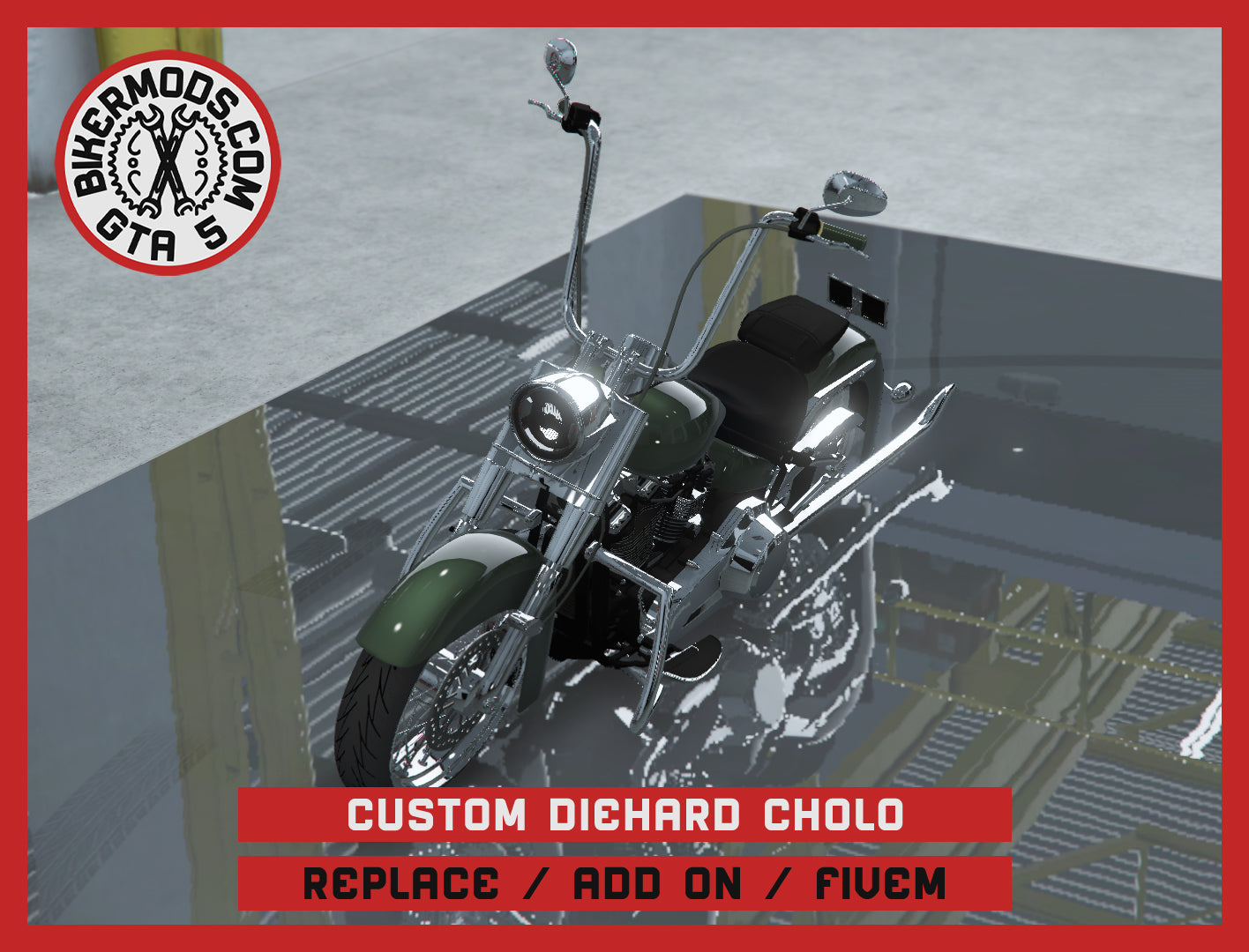 Custom Diehard Cholo (Replace / Add On / FiveM) 251k Poly