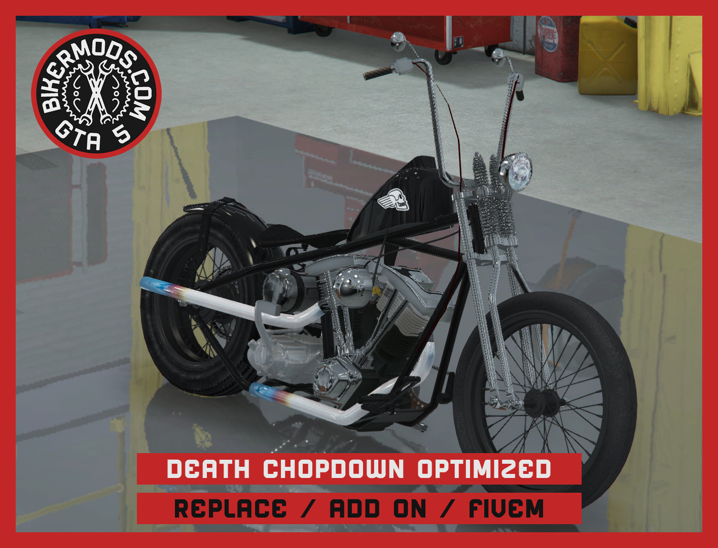 Custom Death Chopdown Optimized (Replace / Add On / FiveM) 241k Poly