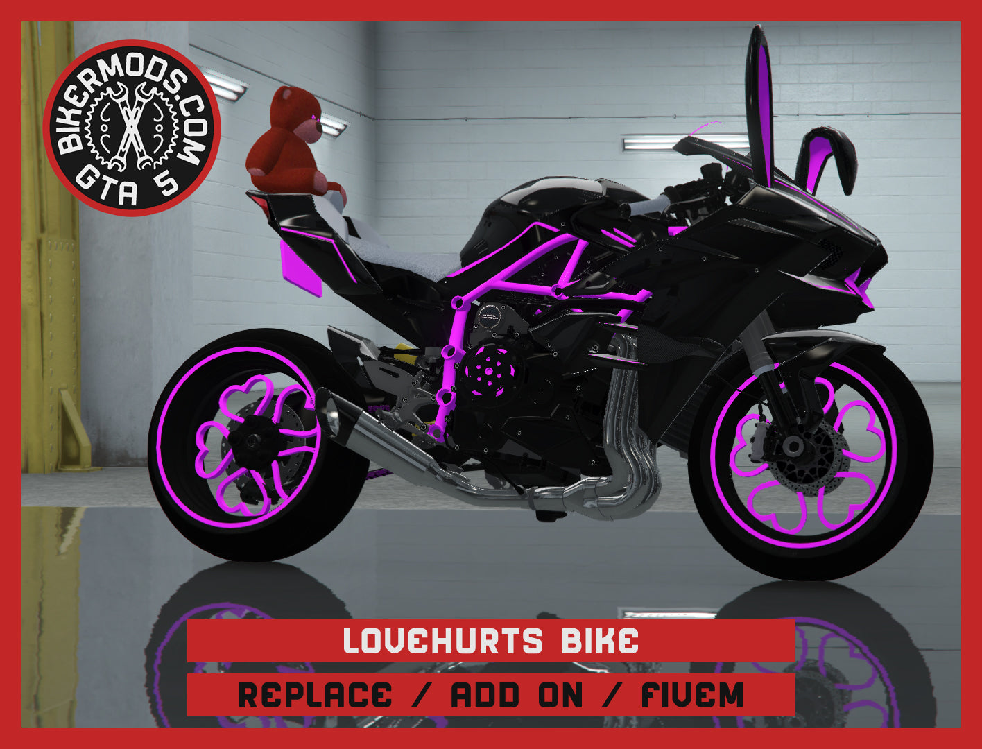 Lovehurts Bike (Replace / Add On / FiveM) 209k Poly