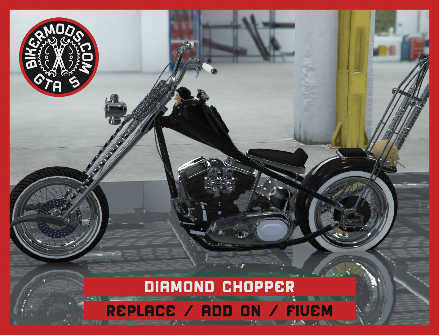 Diamond Chopper (Replace / Add On / FiveM) 215k Poly