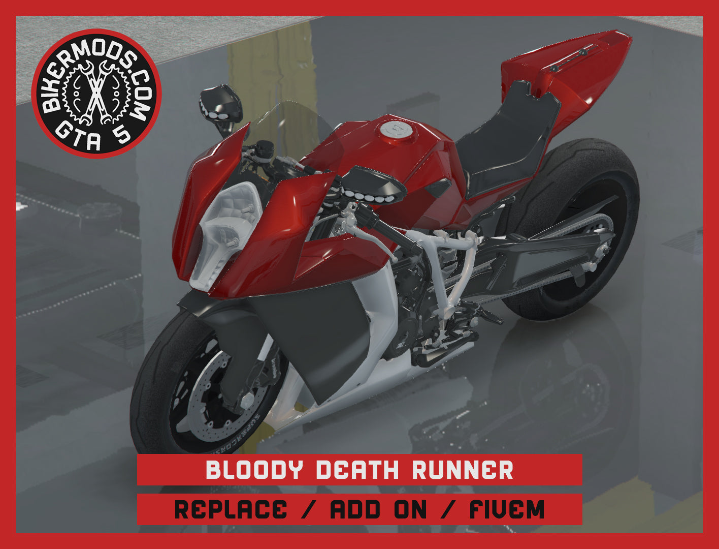 Bloody Death Runner (Replace / Add On / FiveM) 48k Poly
