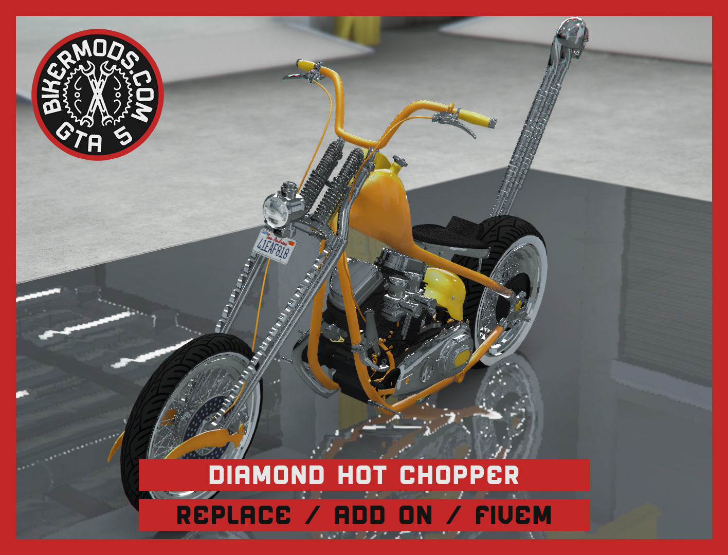Diamond Hot Chopper (Replace / Add On / FiveM) 212k Poly
