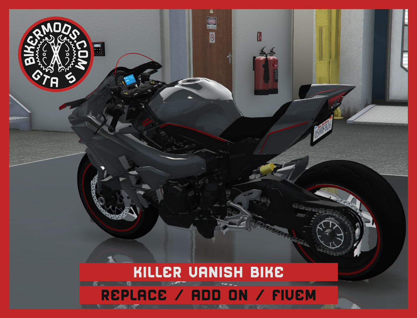 Killer Vanish Bike (Replace / Add On / FiveM) 195k Poly