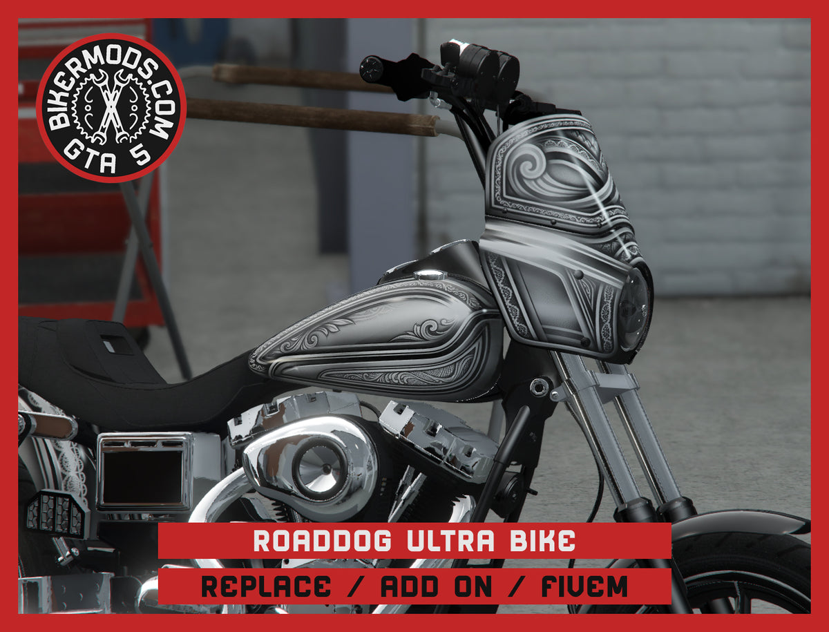 RoadDog Ultra Bike (Replace / Add On / FiveM) 436k Poly