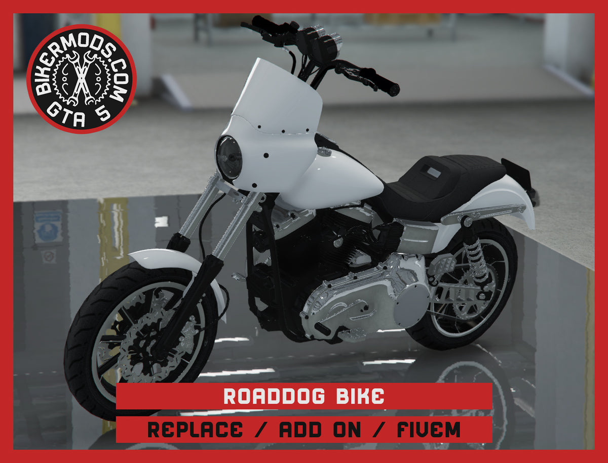 RoadDog Bike (Replace / Add On / FiveM) 416k Poly