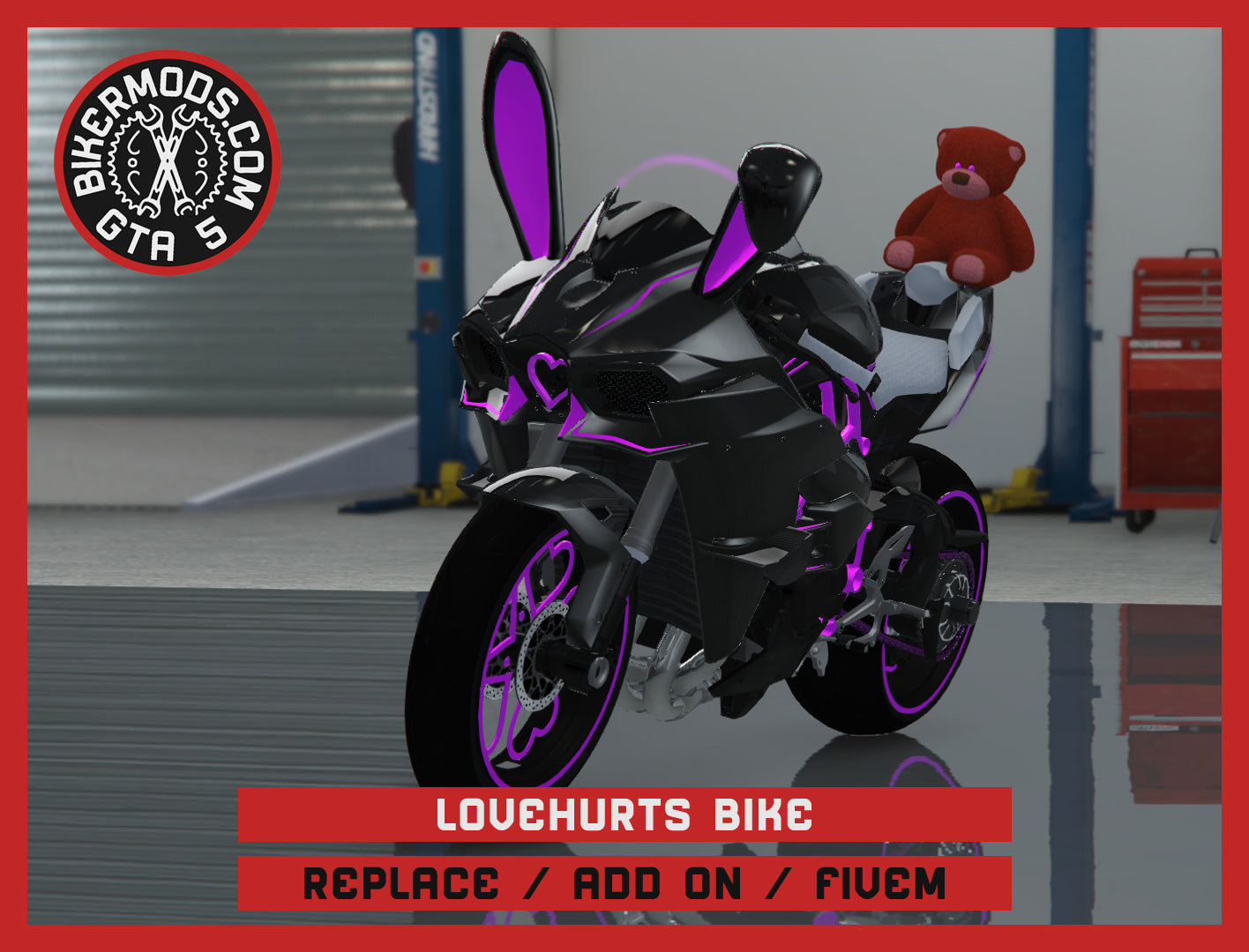Lovehurts Bike (Replace / Add On / FiveM) 209k Poly