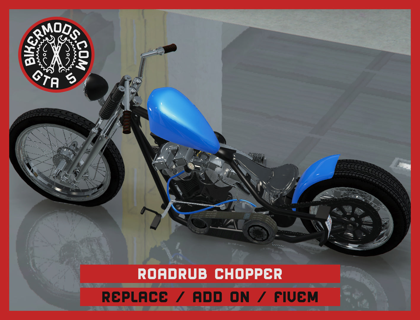 Roadrub Chopper (Replace / Add On / FiveM) 393k Poly