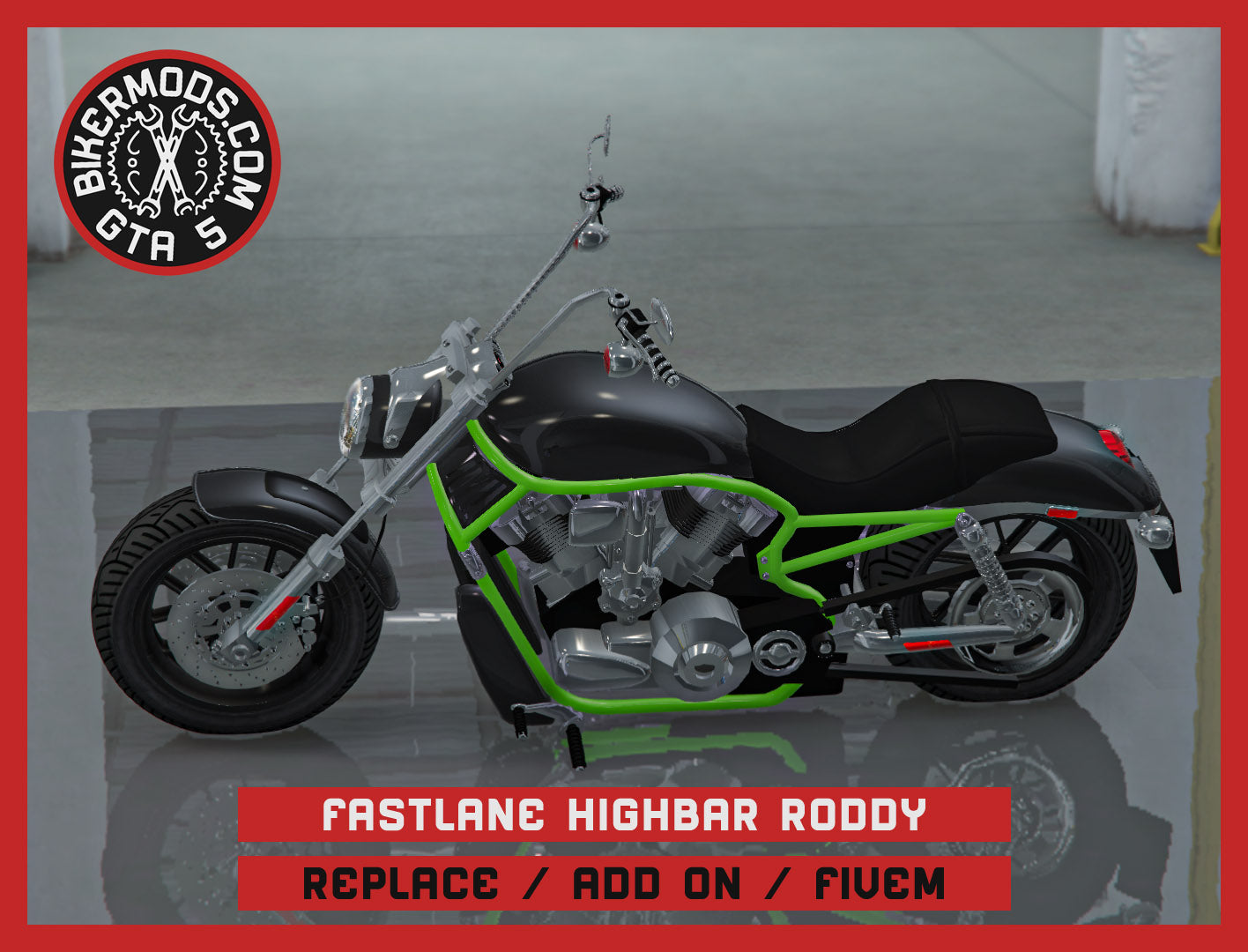 Fastlane Highbar Roddy (Replace / Add On / FiveM) 60k Poly