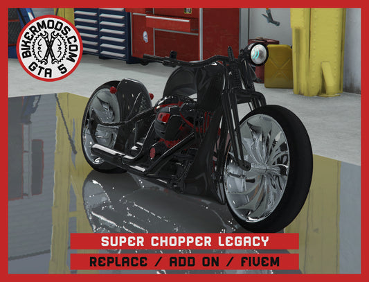 Super Chopper Legacy (Replace / Add On / FiveM) 299k Poly