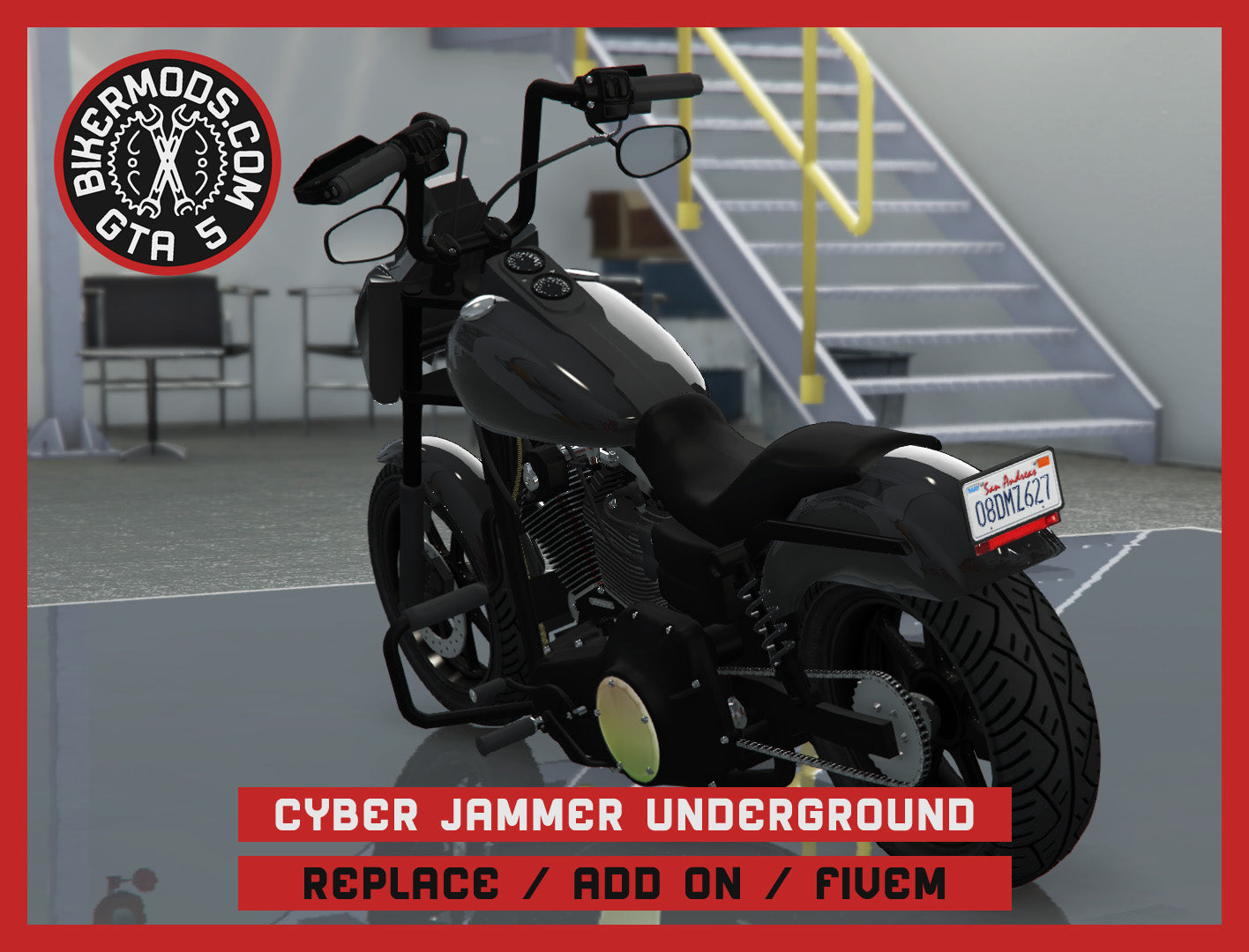 Cyber Demon Jammer Underground - RGB Animated (Replace / Add On / FiveM) 222k Poly