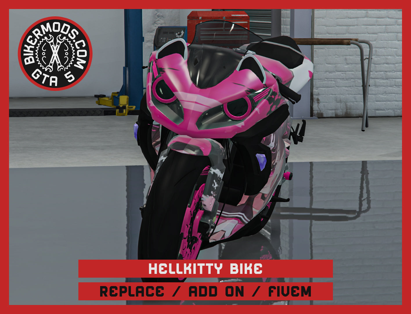 Hellkitty Bike (Replace Add On FiveM) 396k Poly