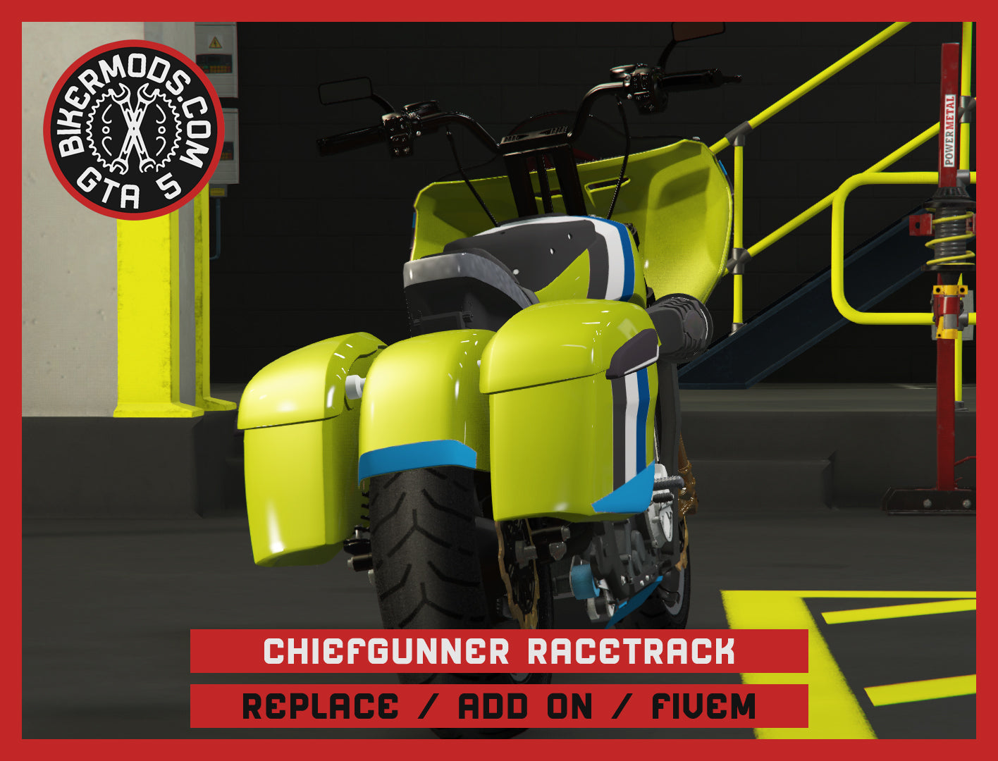 Chiefgunner Racetrack Edition (Replace / Add On / FiveM) 260k Poly