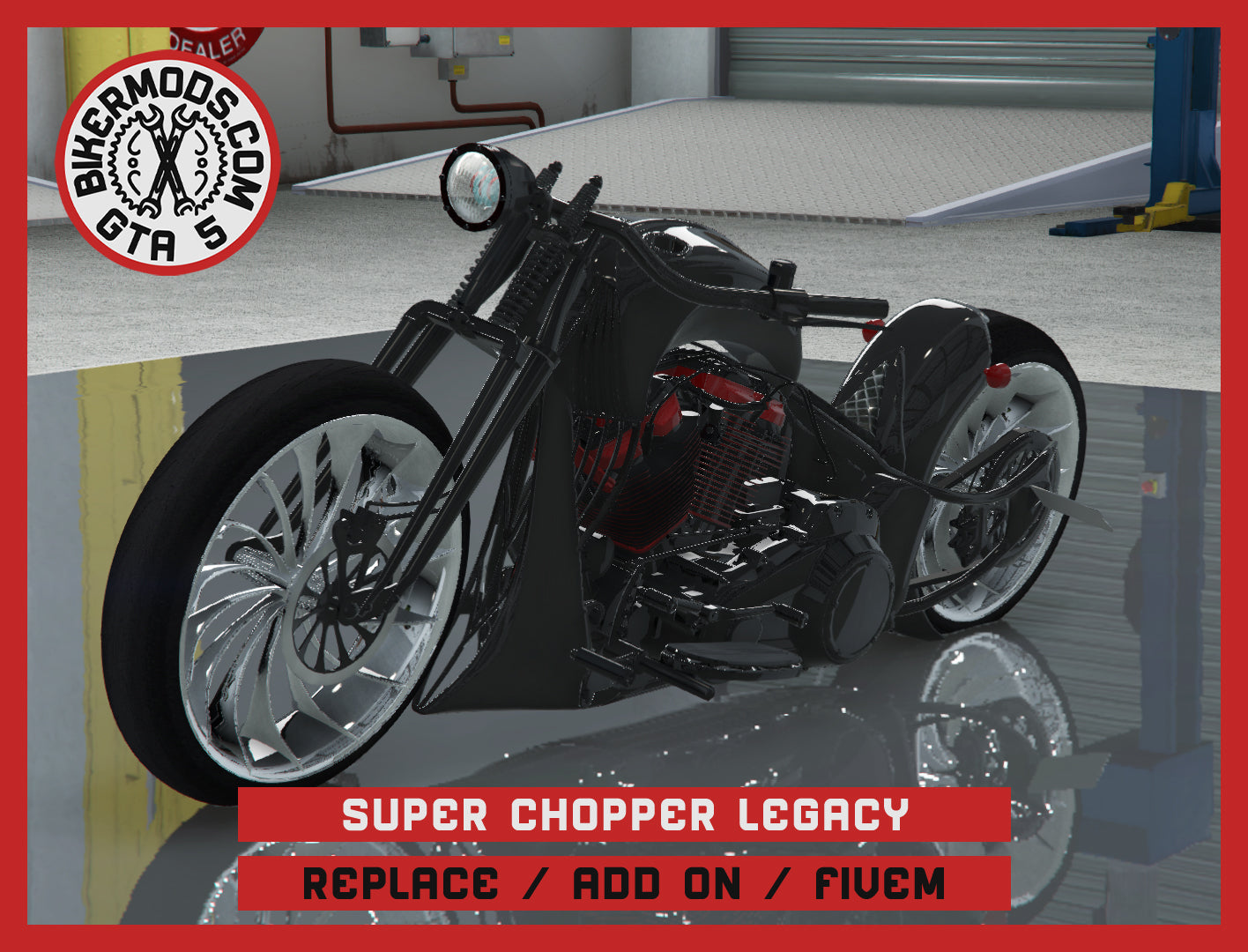 Super Chopper Legacy (Replace / Add On / FiveM) 299k Poly