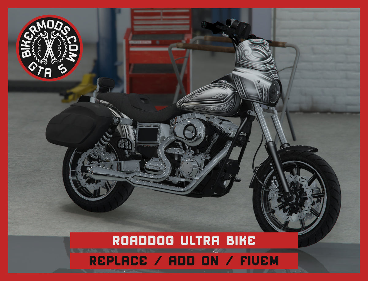 RoadDog Ultra Bike (Replace / Add On / FiveM) 436k Poly