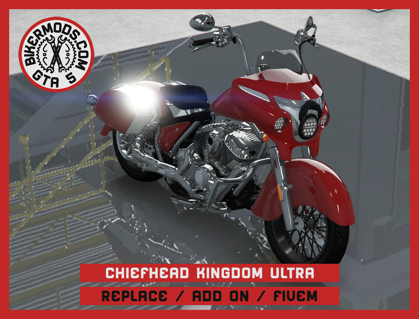 Chiefhead Kingdom Ultra (Replace / Add On / FiveM) 275k Poly