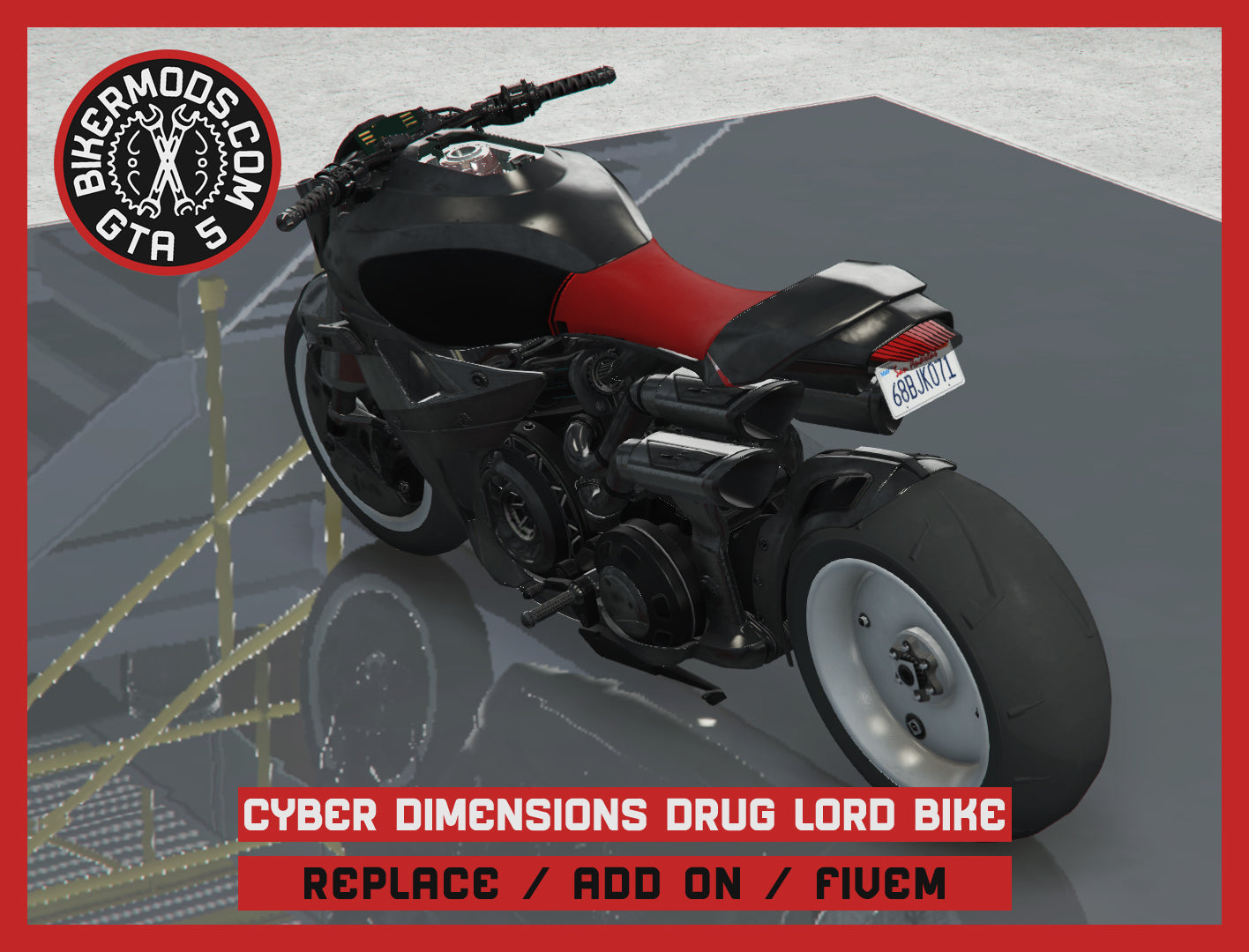 Cyber Dimensions Drug Lord Bike (Replace / Add On / FiveM) 81k Poly