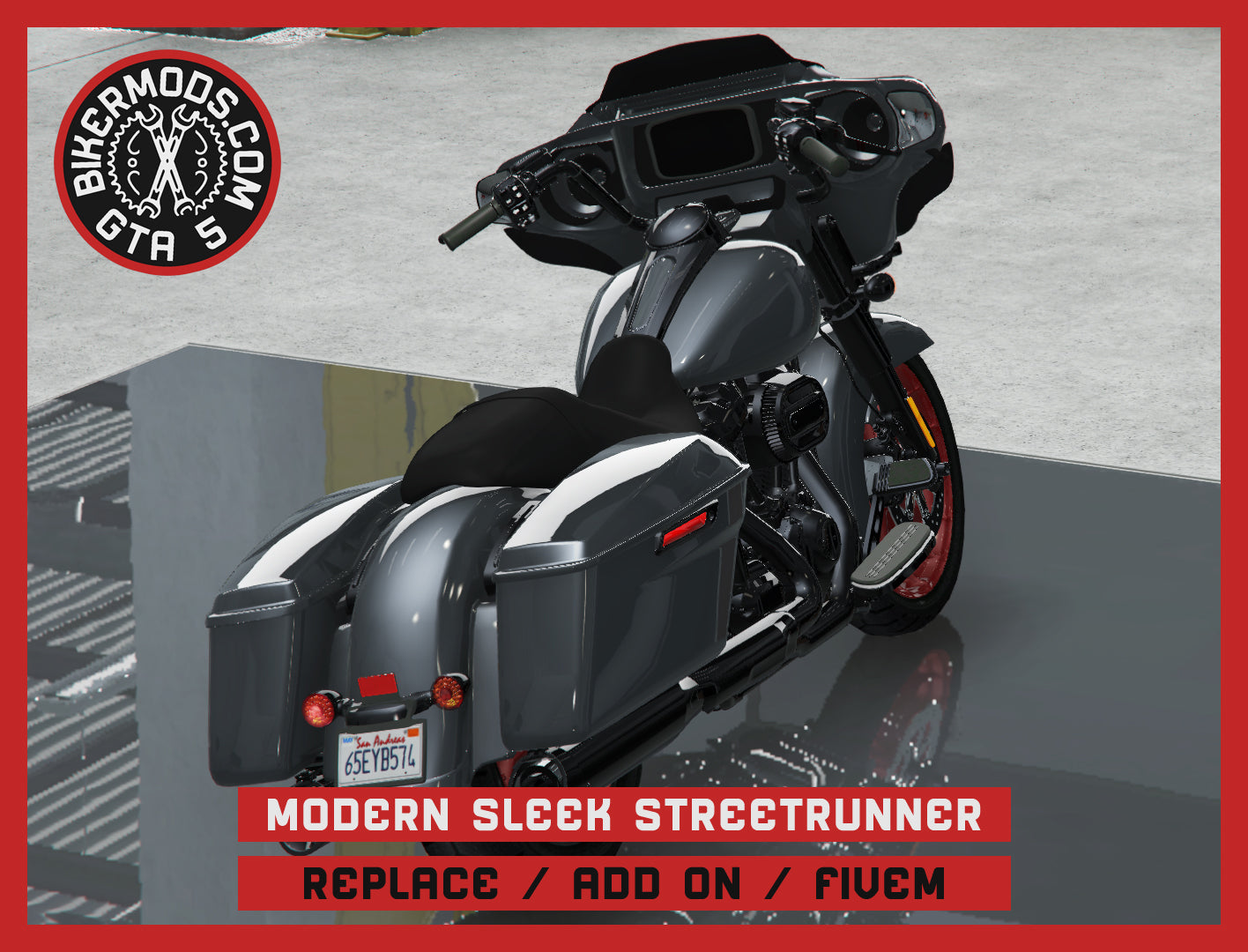 Modern Sleek Streetrunner (Replace / Add On / FiveM) 216k Poly