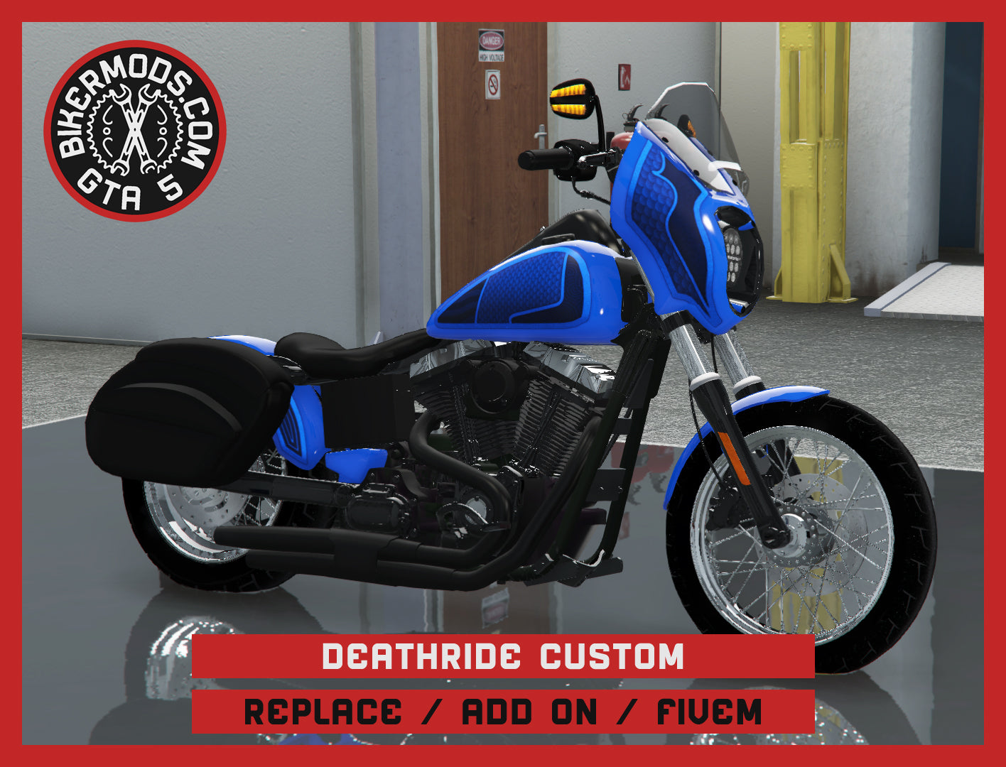 Deathride Custom (Replace / Add On / FiveM) 348k Poly