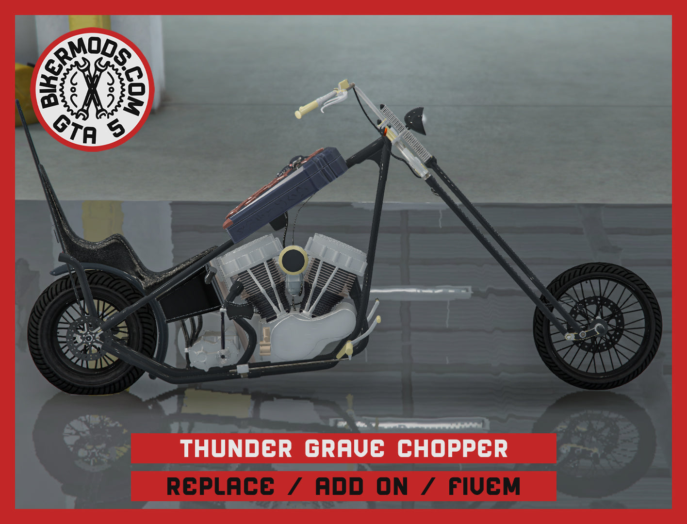 Thunder Grave Chopper (Replace / Add On / FiveM) 231k Poly