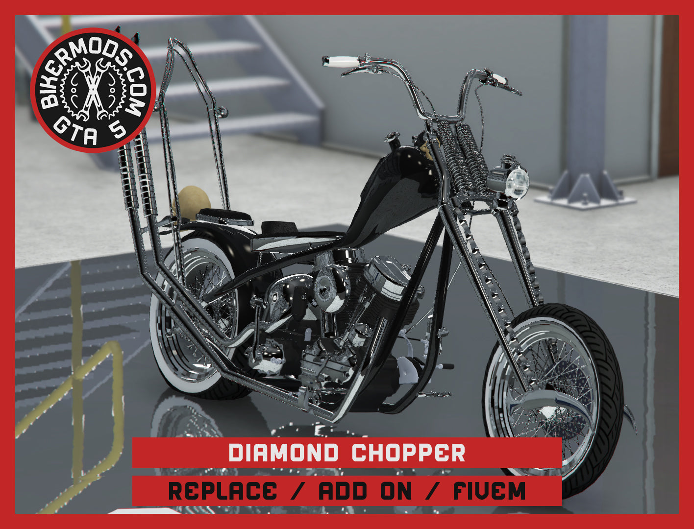 Diamond Chopper (Replace / Add On / FiveM) 215k Poly