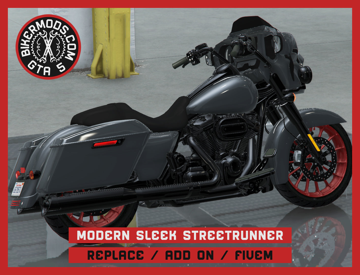 Modern Sleek Streetrunner (Replace / Add On / FiveM) 216k Poly