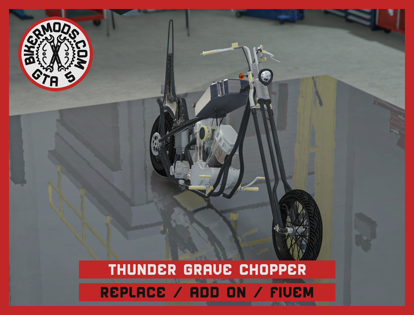 Thunder Grave Chopper (Replace / Add On / FiveM) 231k Poly