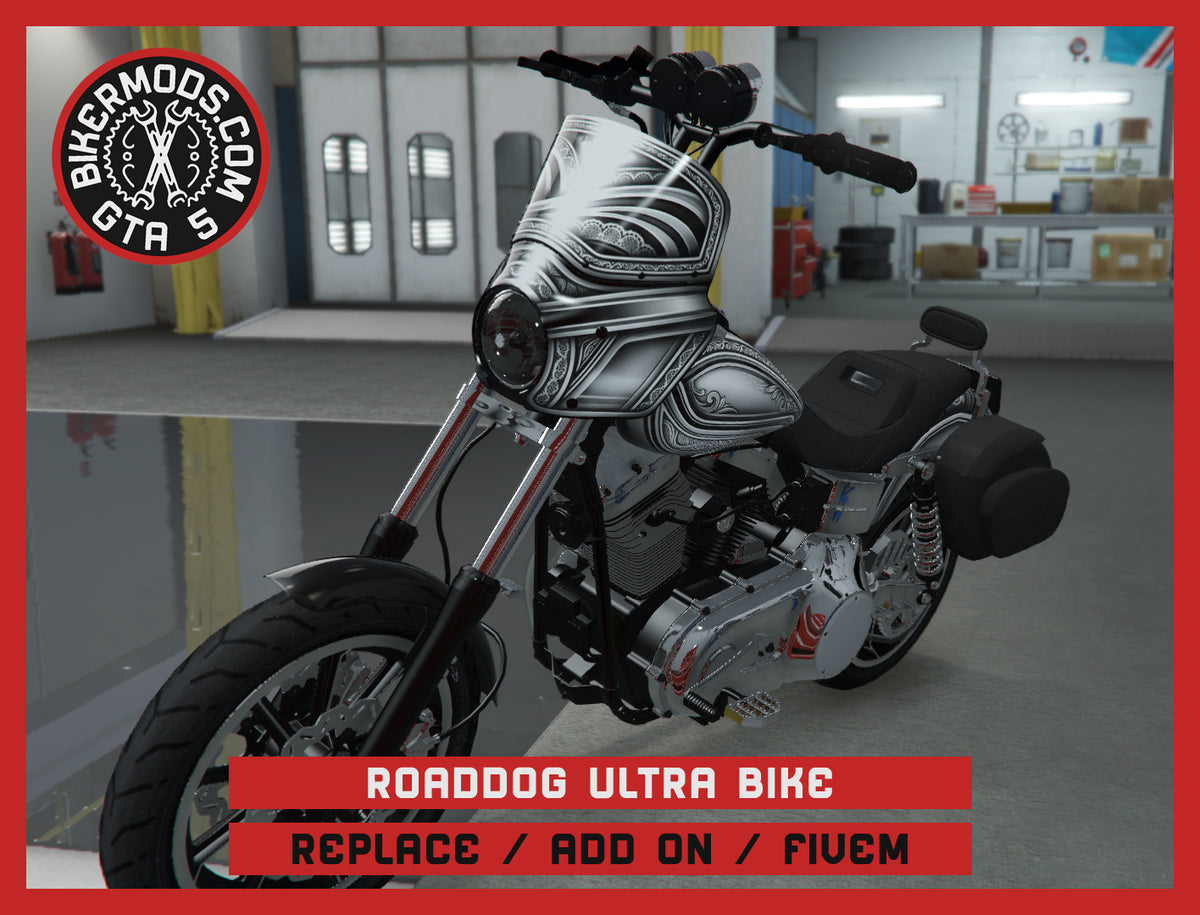 RoadDog Ultra Bike (Replace / Add On / FiveM) 436k Poly