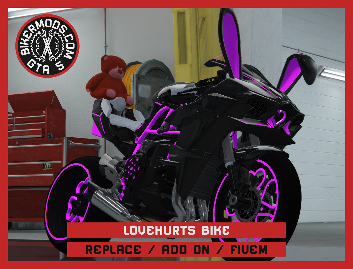 Lovehurts Bike (Replace / Add On / FiveM) 209k Poly