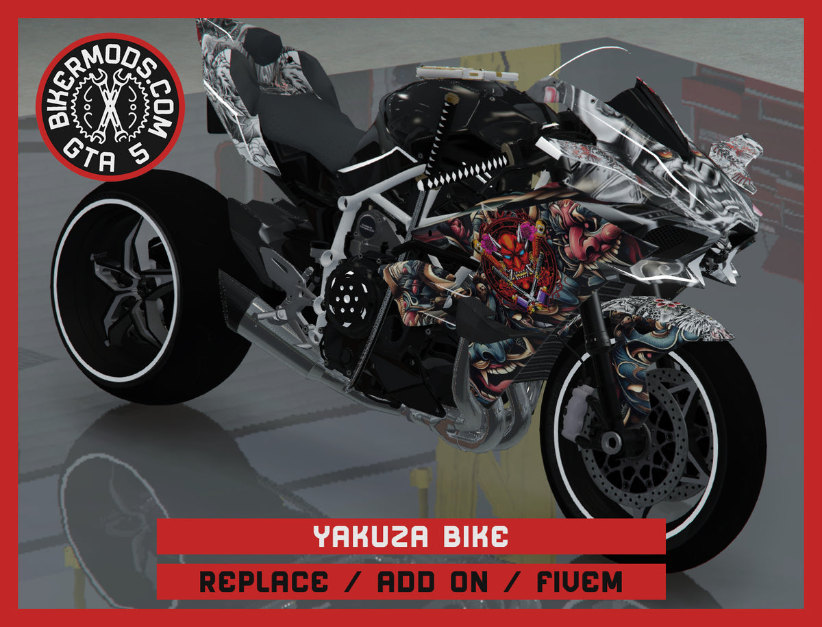 Yakuza Custom Bike (Replace / Add On / FiveM) 226k Poly
