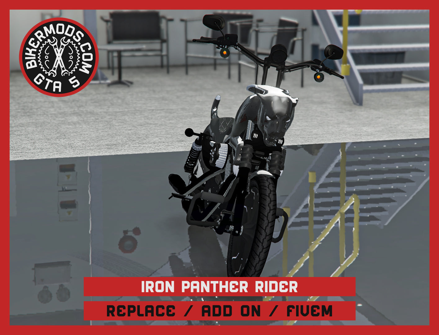 Iron Panther Rider (Replace / Add On / FiveM) 181k Poly