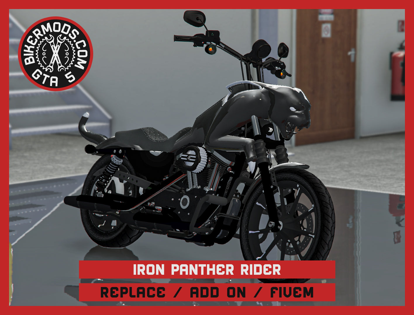Iron Panther Rider (Replace / Add On / FiveM) 181k Poly