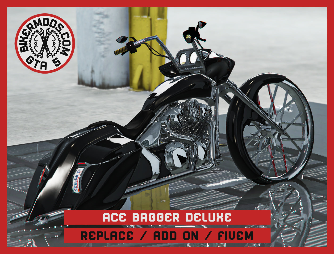 Ace Bagger Deluxe (Replace / Add On / FiveM) 209k Poly