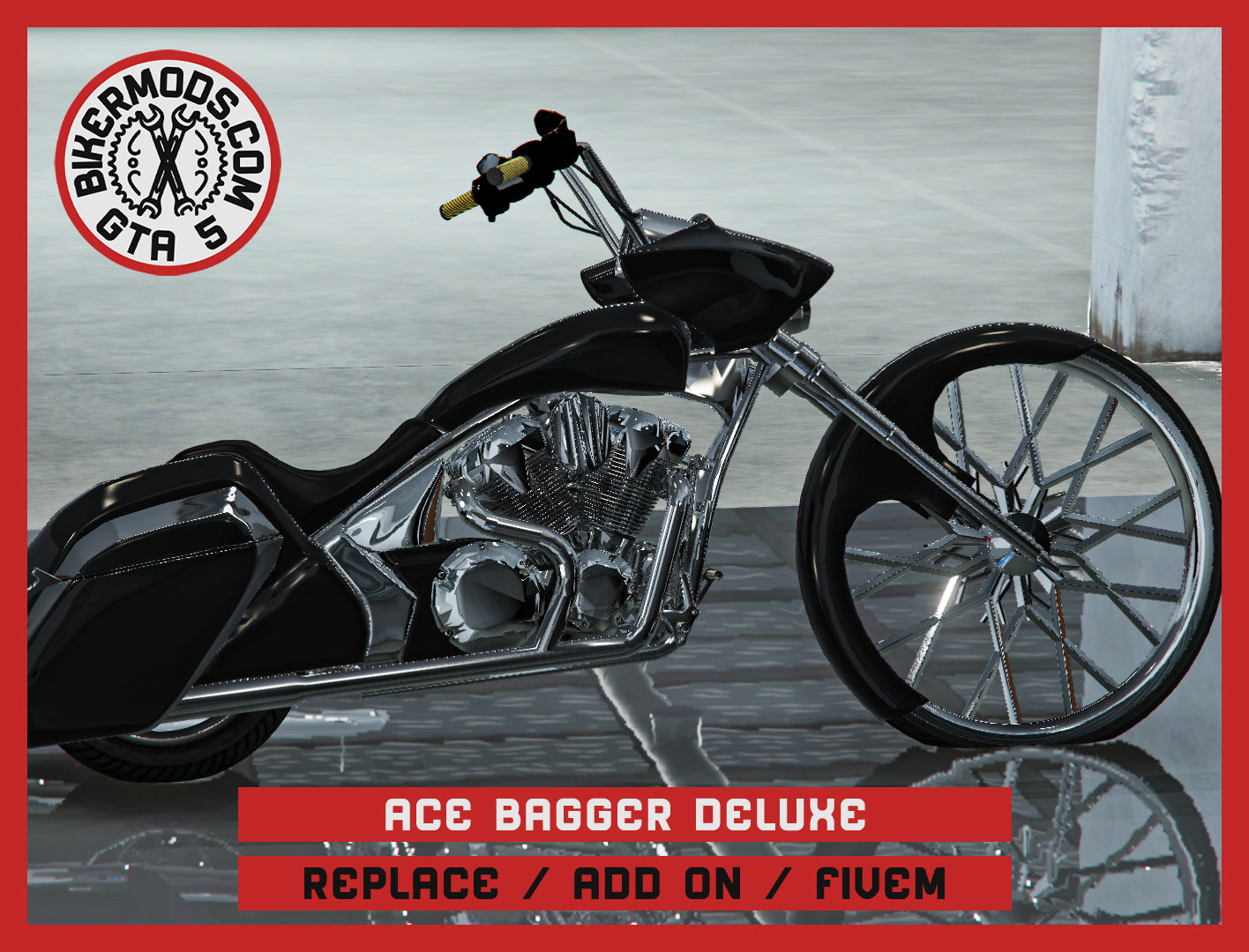 Ace Bagger Deluxe (Replace / Add On / FiveM) 209k Poly