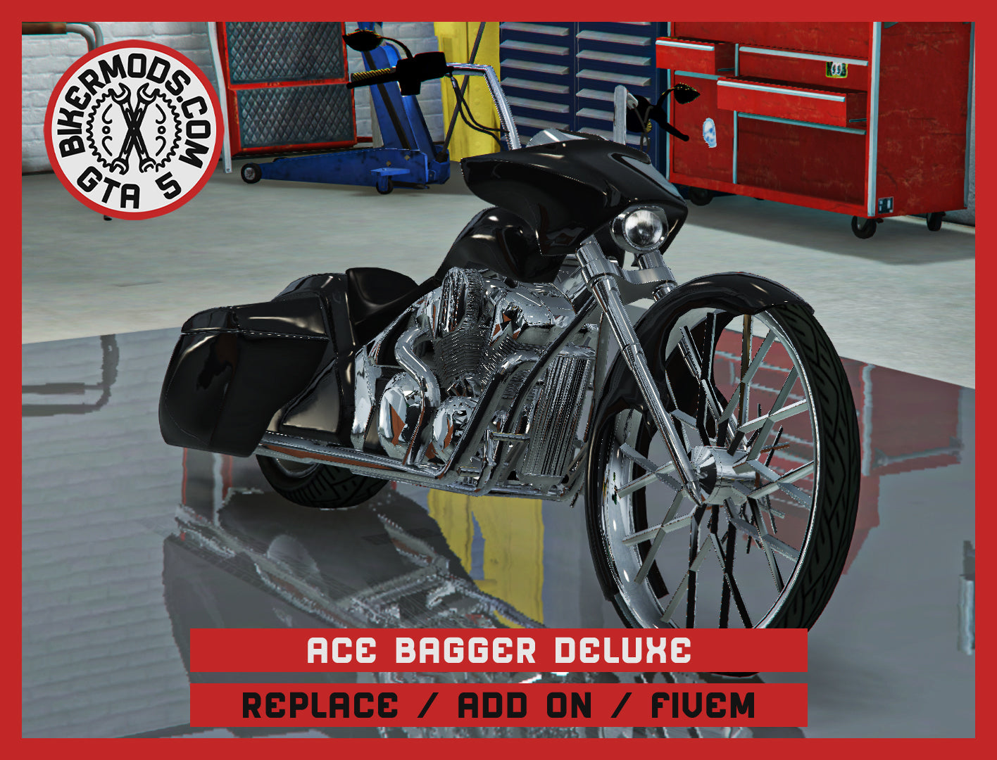 Ace Bagger Deluxe (Replace / Add On / FiveM) 209k Poly