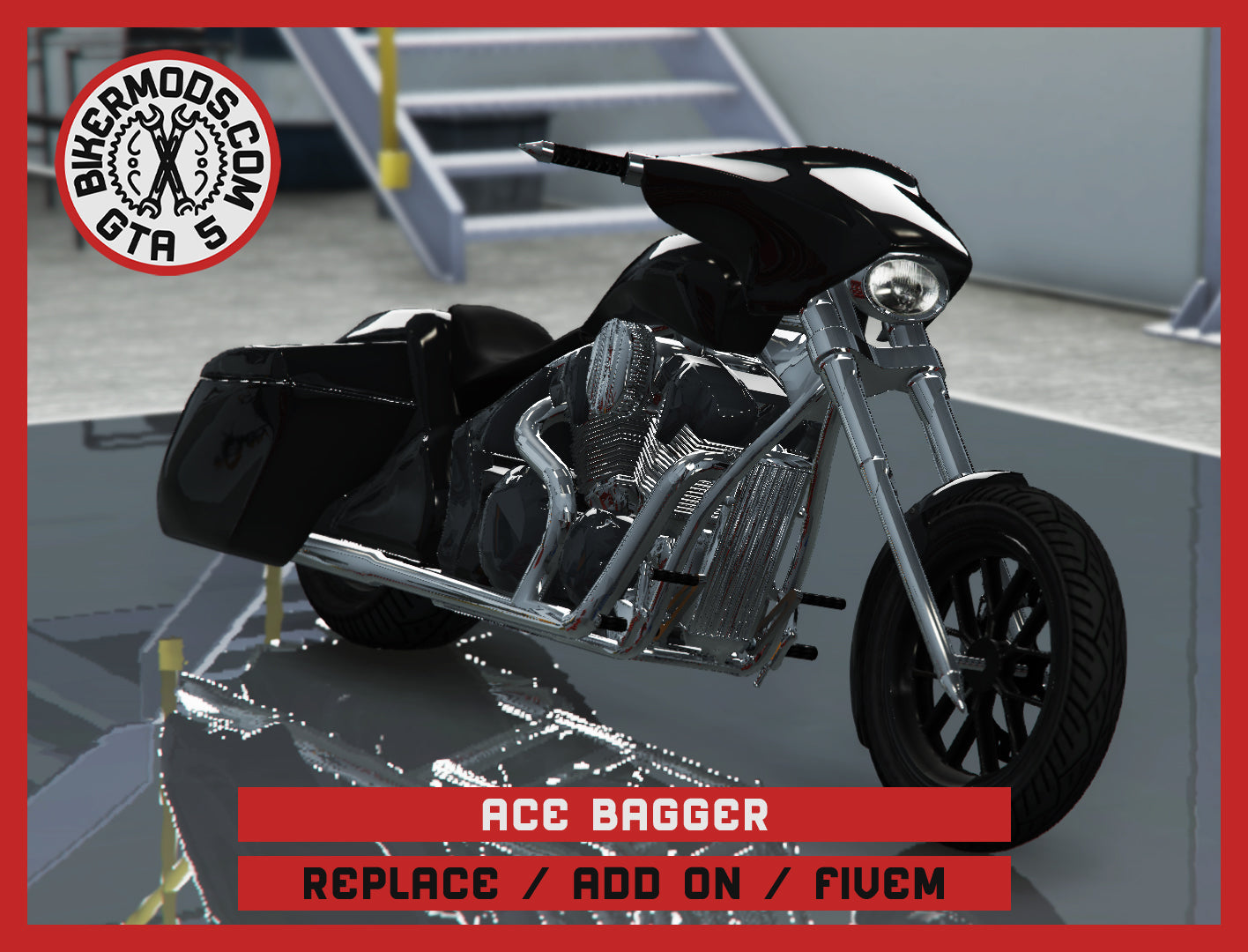 Ace Bagger (Replace / Add On / FiveM) 176k Poly