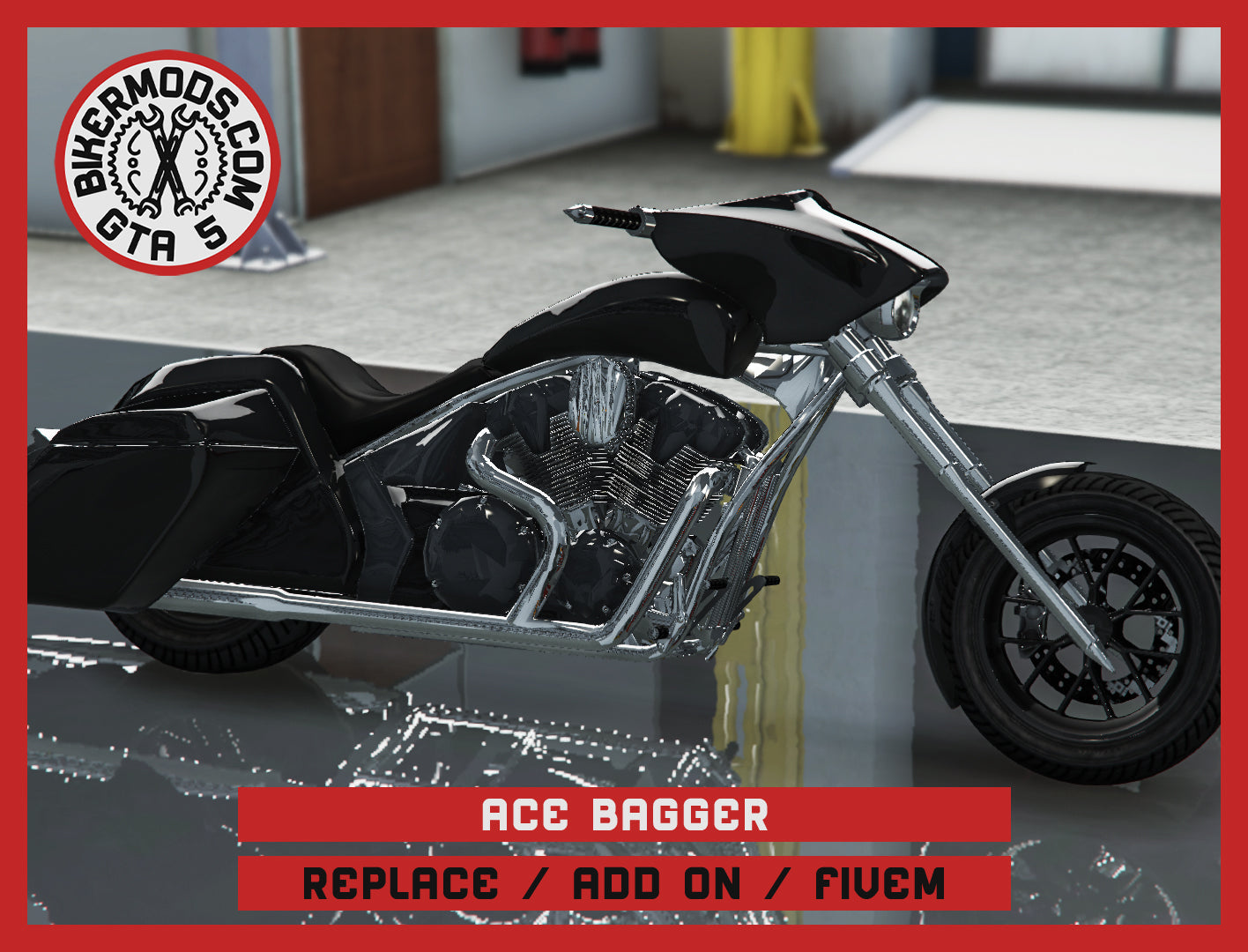 Ace Bagger (Replace / Add On / FiveM) 176k Poly