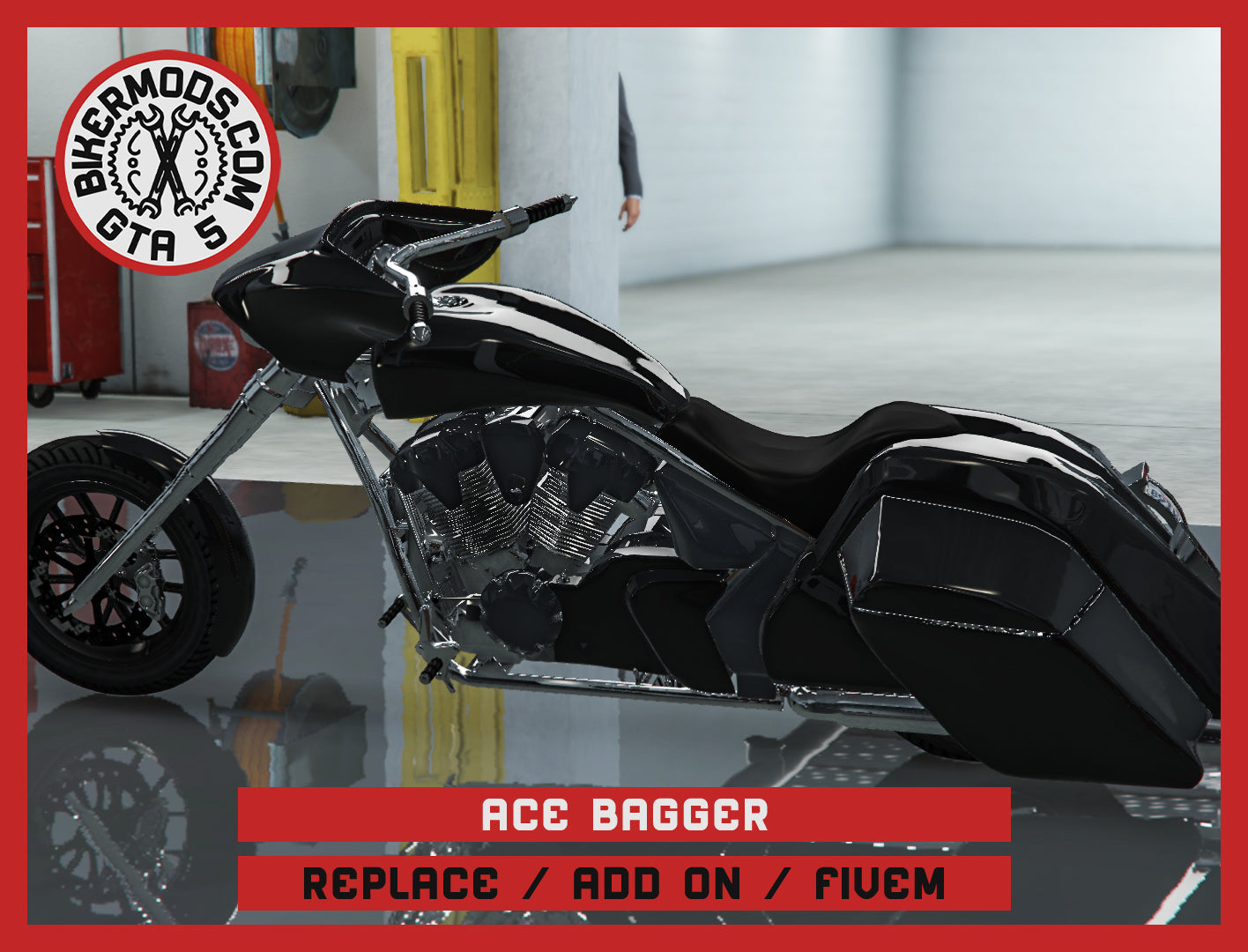 Ace Bagger (Replace / Add On / FiveM) 176k Poly