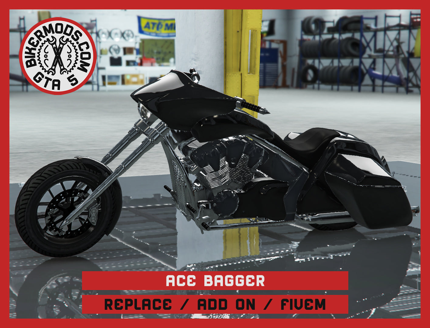 Ace Bagger (Replace / Add On / FiveM) 176k Poly