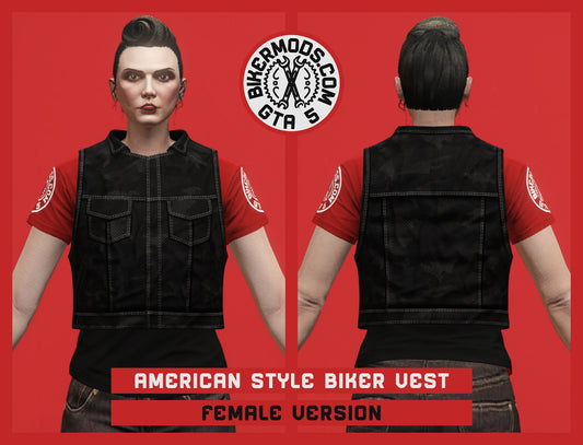 American Style Biker Vest (Female)