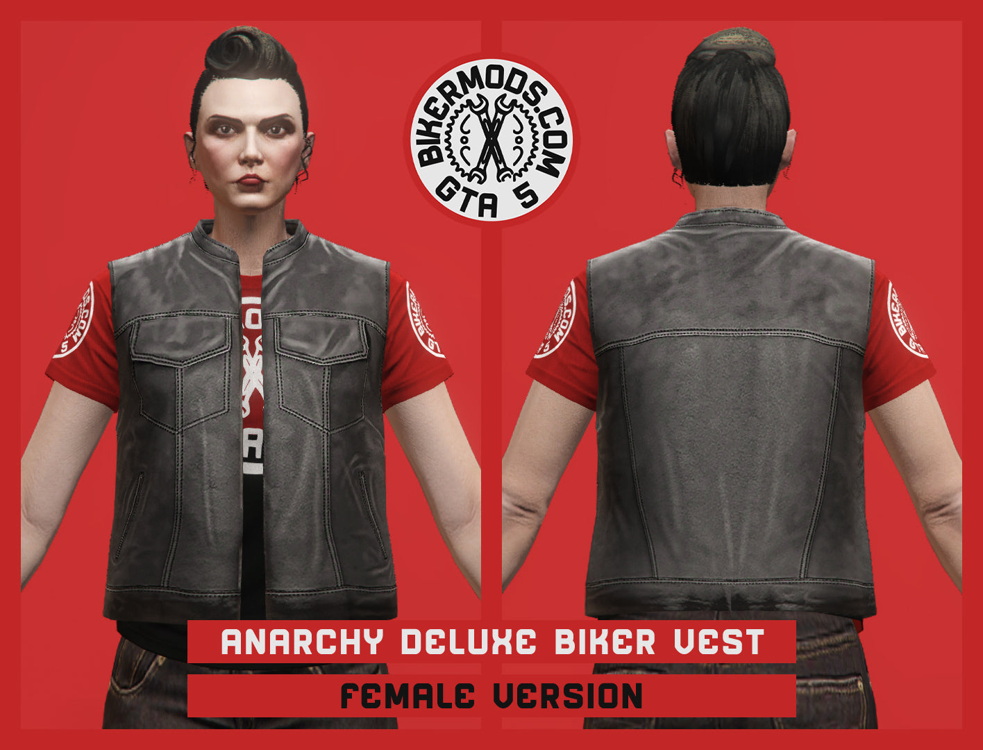 Anarchy Deluxe Biker Vest (Female)