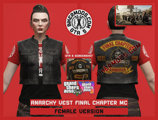 Anarchy Vest (Female) Final Chapter MC Ambrosia