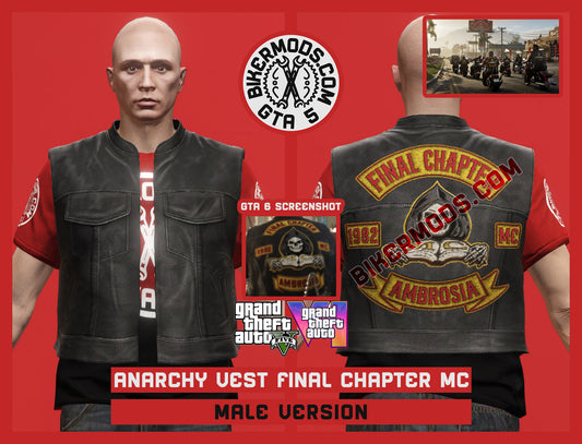 Anarchy Vest (Male) Final Chapter MC Ambrosia
