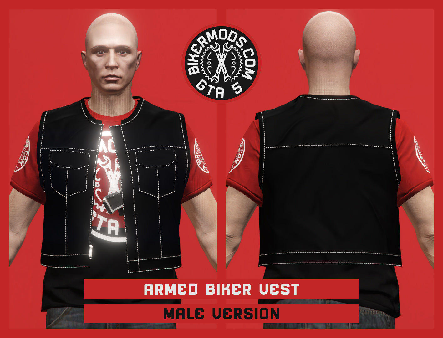 Armed Biker Vest (Male)