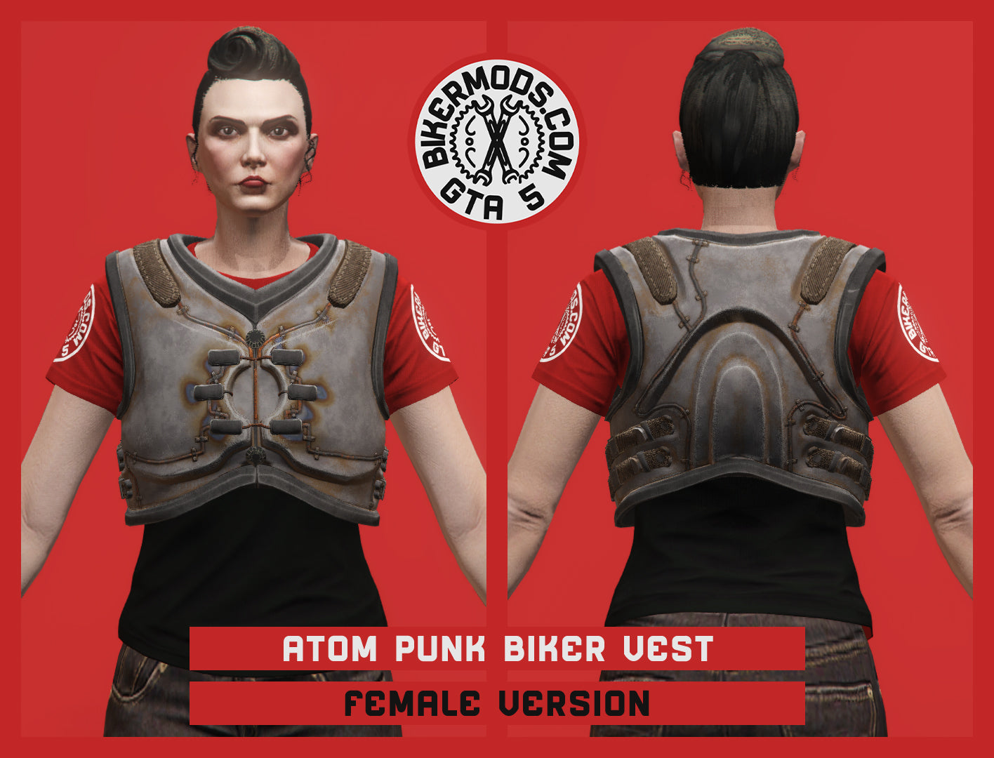 Atom Punk Biker Vest (Female)