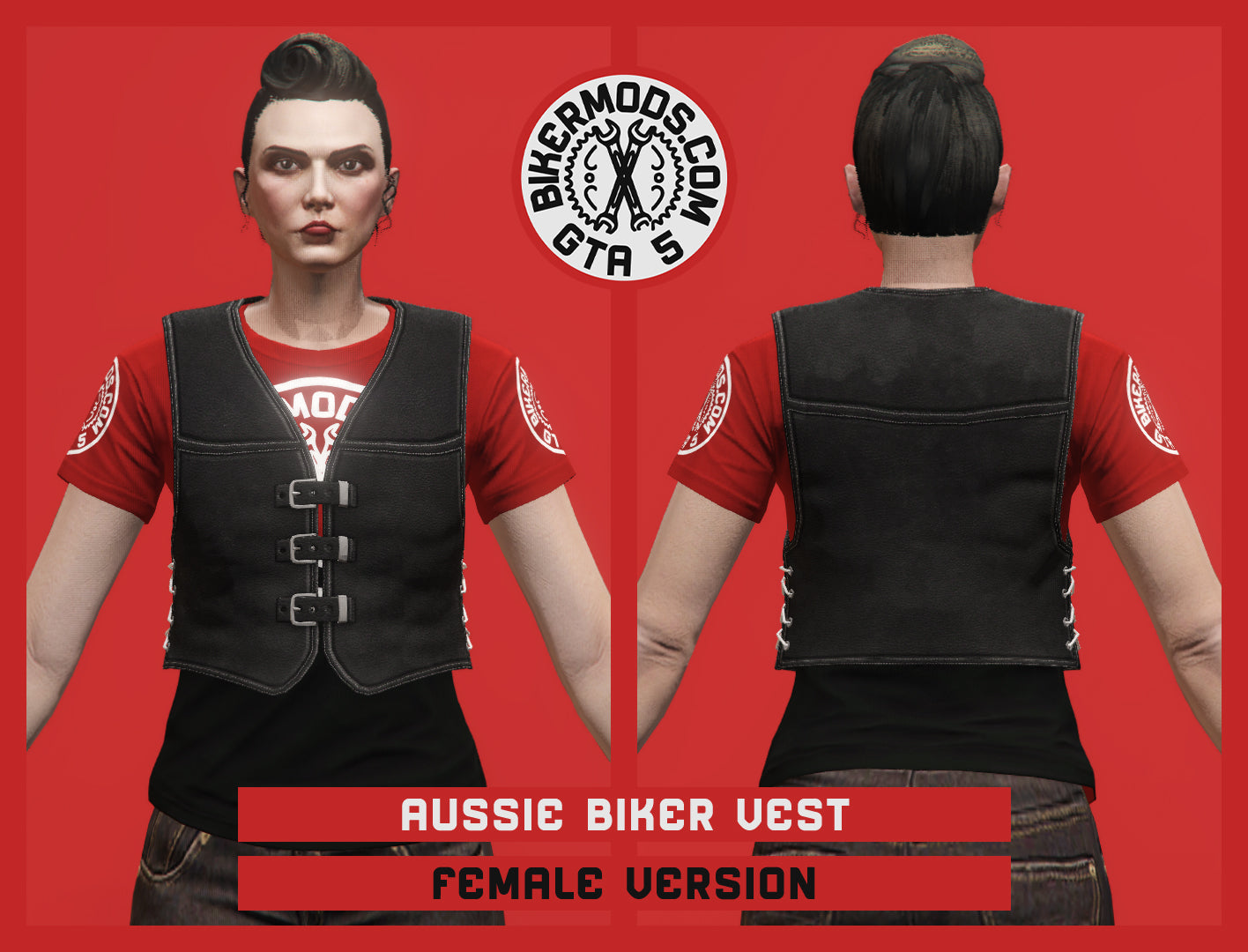 Aussie Biker Vest (Female)