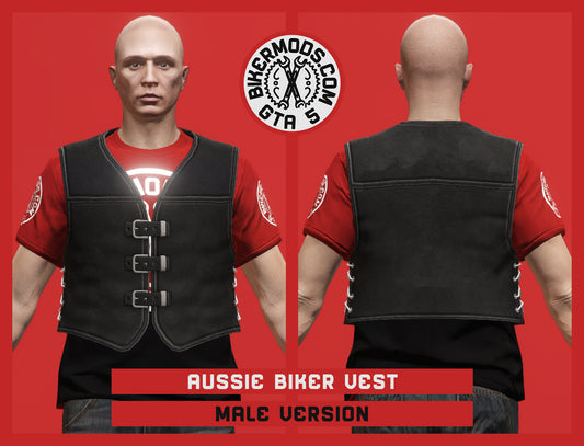 Aussie Biker Vest (Male)